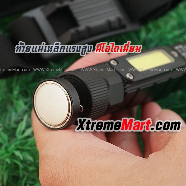 ไฟฉายเอนกประสงค์ SUPFIRE G19 หลอด LED ด้านหน้า + COB ด้านข้าง 500LM 5-Mode