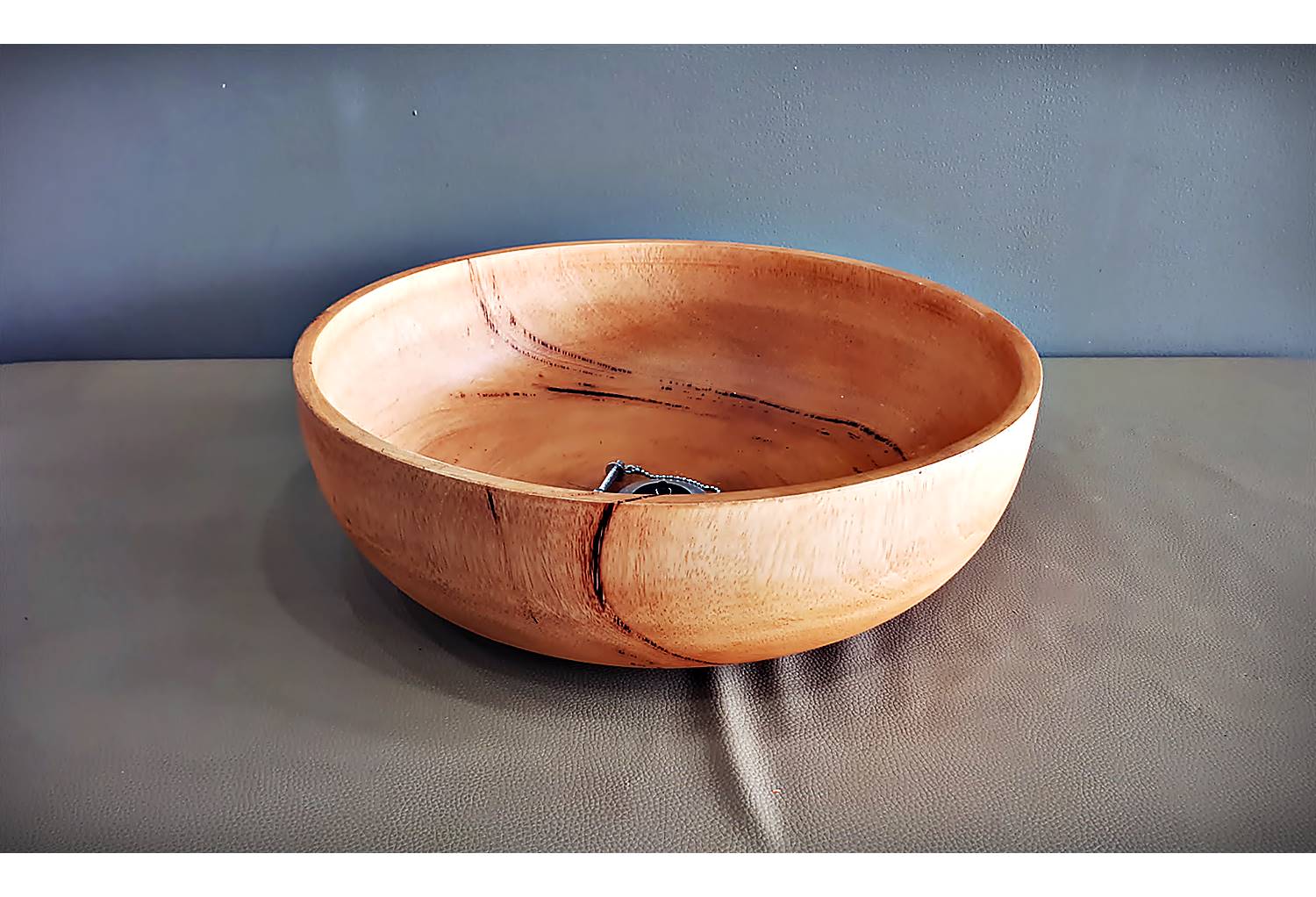 อ่างไม้ สปาร์ ล้างมือ ล้างหน้า ล้างเท้า (ไม้มะม่วง ขนาด16นิ้ว) สีเนื้อไม้สีครีม (ขายปลีก ขายส่ง)