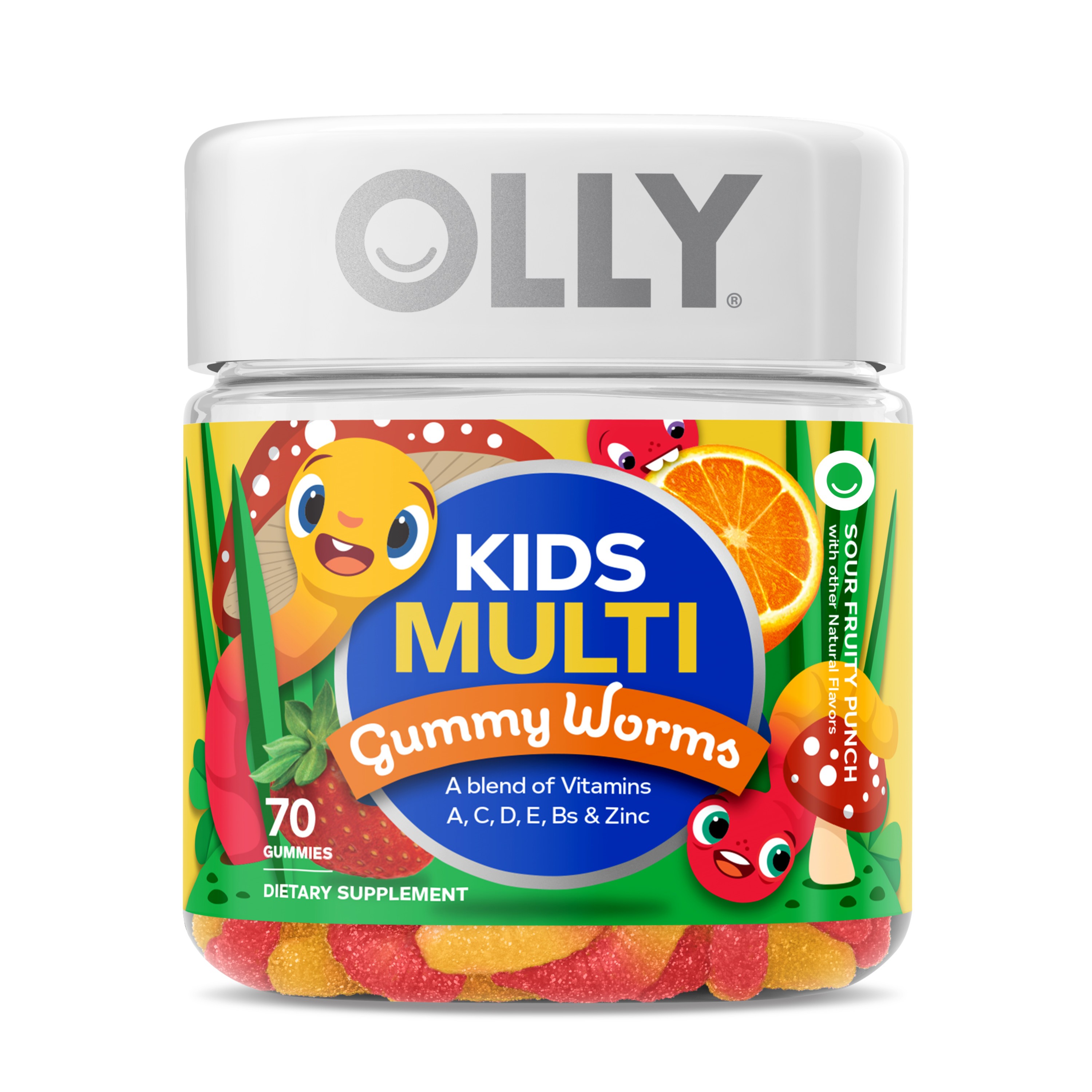 วิตามินรวมชนิดกัมมี่สำหรับเด็ก OLLY Kids Multi Gummy Worms