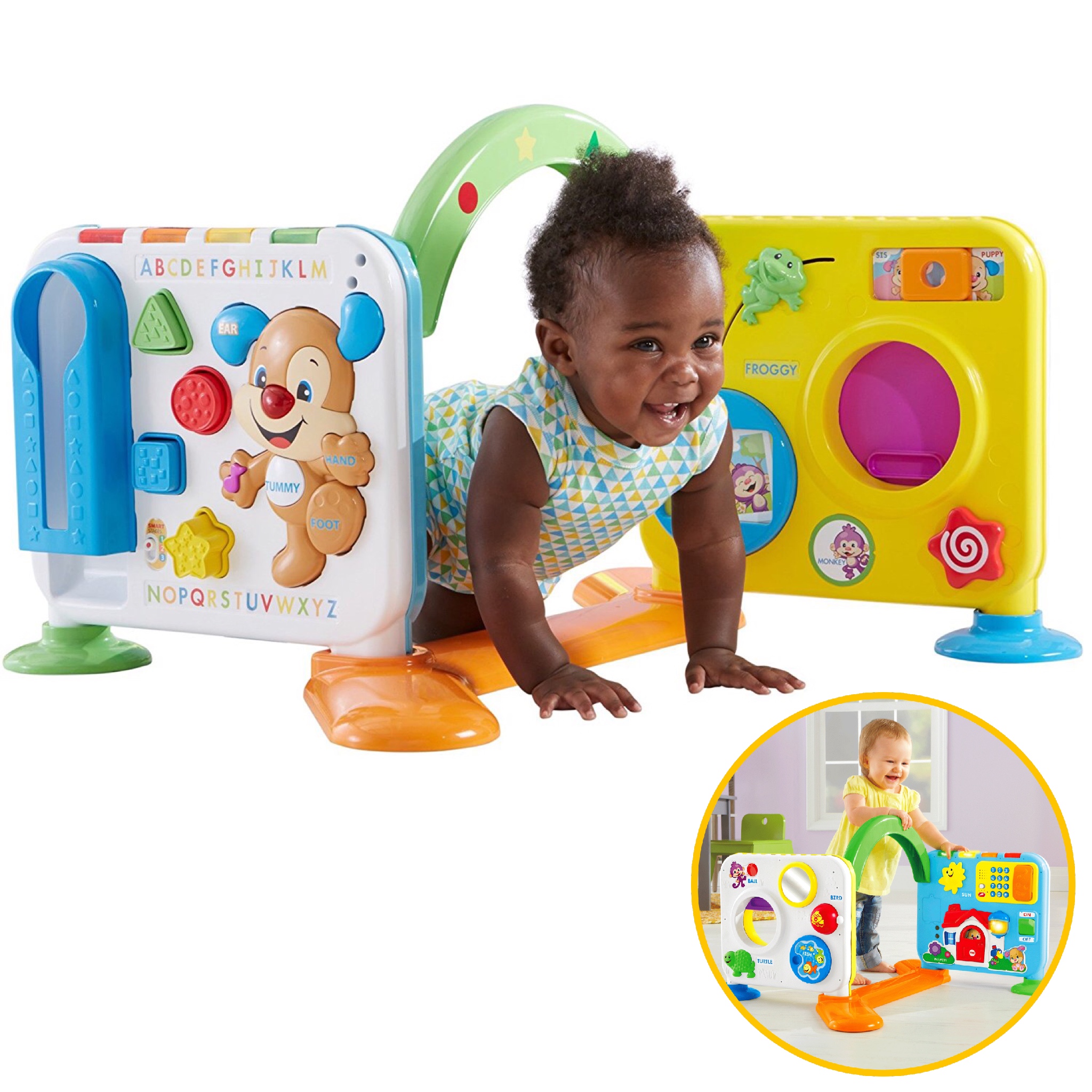 ชุดกิจกรรมเสริมพัฒนาการสำหรับเด็กเล็ก Fisher-Price Laugh & Learn Crawl-Around Learning Center