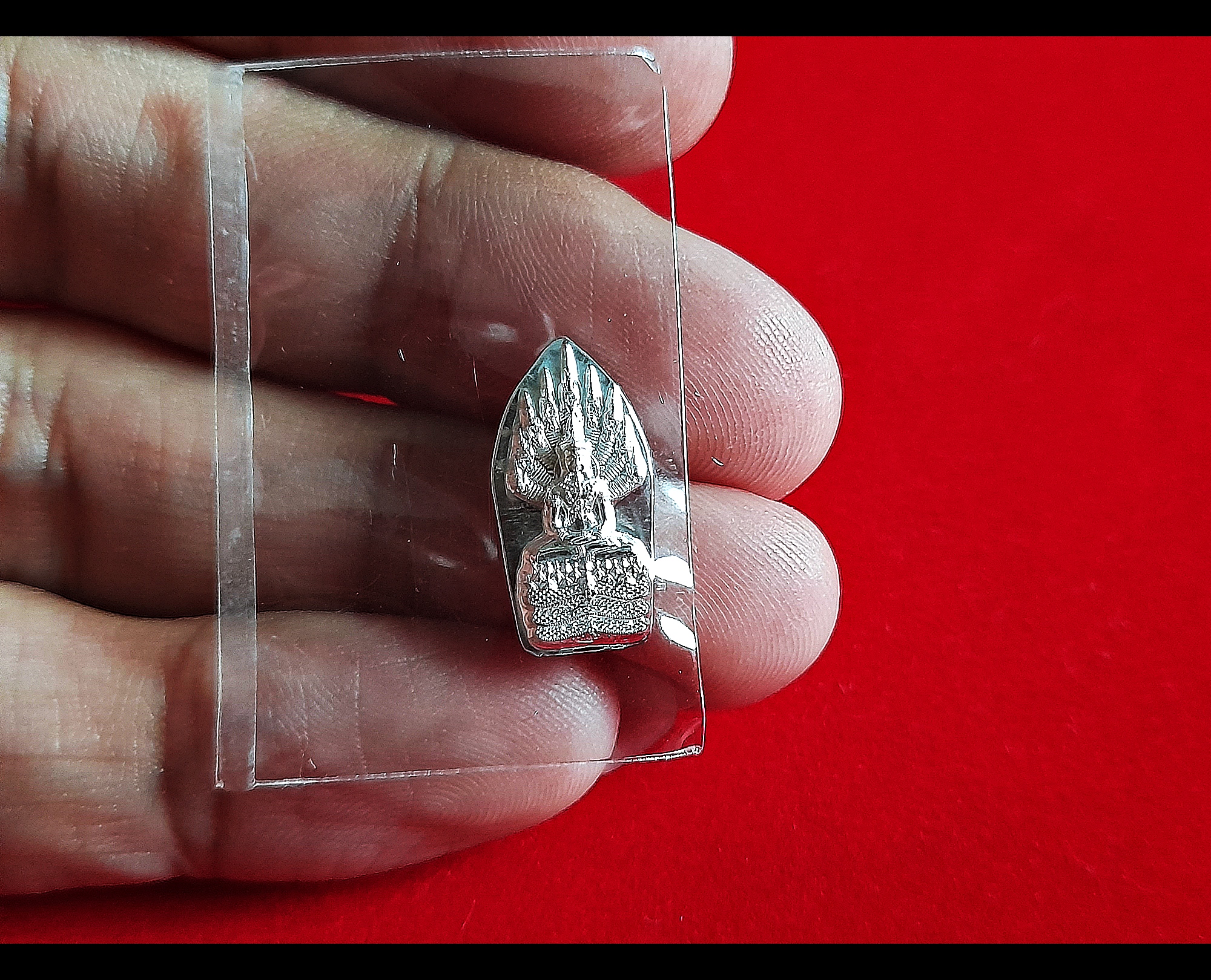 เหรียญพระนาคปรก(พญานาคปรก9หัว) หลัง พระราหู (#เสาร์กับราหู#เป็นคู่มิตร#หนุนเสริมกัน) เนื้อเงินแท้ (ขนาดเล็ก) ปี2564 #รับประกันแท้ - หลวงพ่อเล็ก วัดท่าขนุน