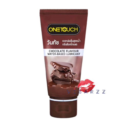 (หลอดน้ำตาล) Onetouch Chocolate Gel 75mL เจลหล่อลื่นสูตรน้ำ สูตรธรรมชาติ ไร้สี ไร้กลิ่น อ่อนโยน เนื้อบางเบา