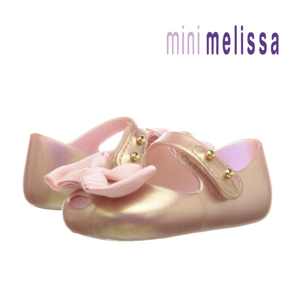 รองเท้าสุดหรูสำหรับเจ้าหญิงตัวน้อย Mini Melissa My First Mini Melissa - MASHUP! (Rose Gold)