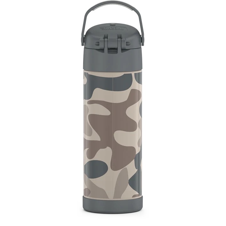 กระติกน้ำสเตนเลสรักษาอุณหภูมิ Thermos Camo FUNtainer Vacuum Insulated Stainless Steel Bottle 16OZ with Bali Handle