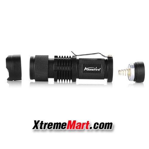 ไฟฉาย mini UV Alonefire รุ่น SK68 UV 395nm flashlight ซูมได้