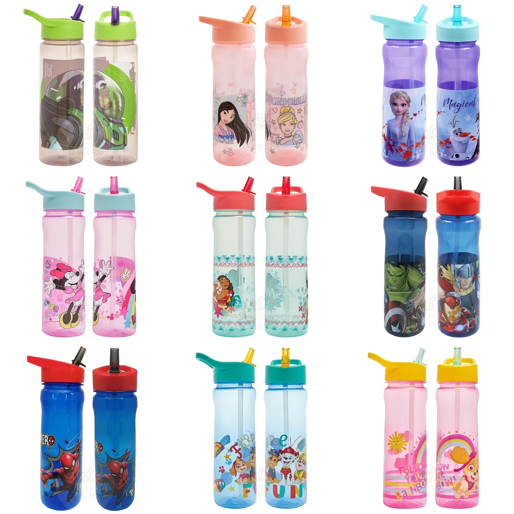 กระติกน้ำแบบหลอดดื่มสำหรับเด็ก DNC Disney Frozen 2 Sport Bottle 600ml