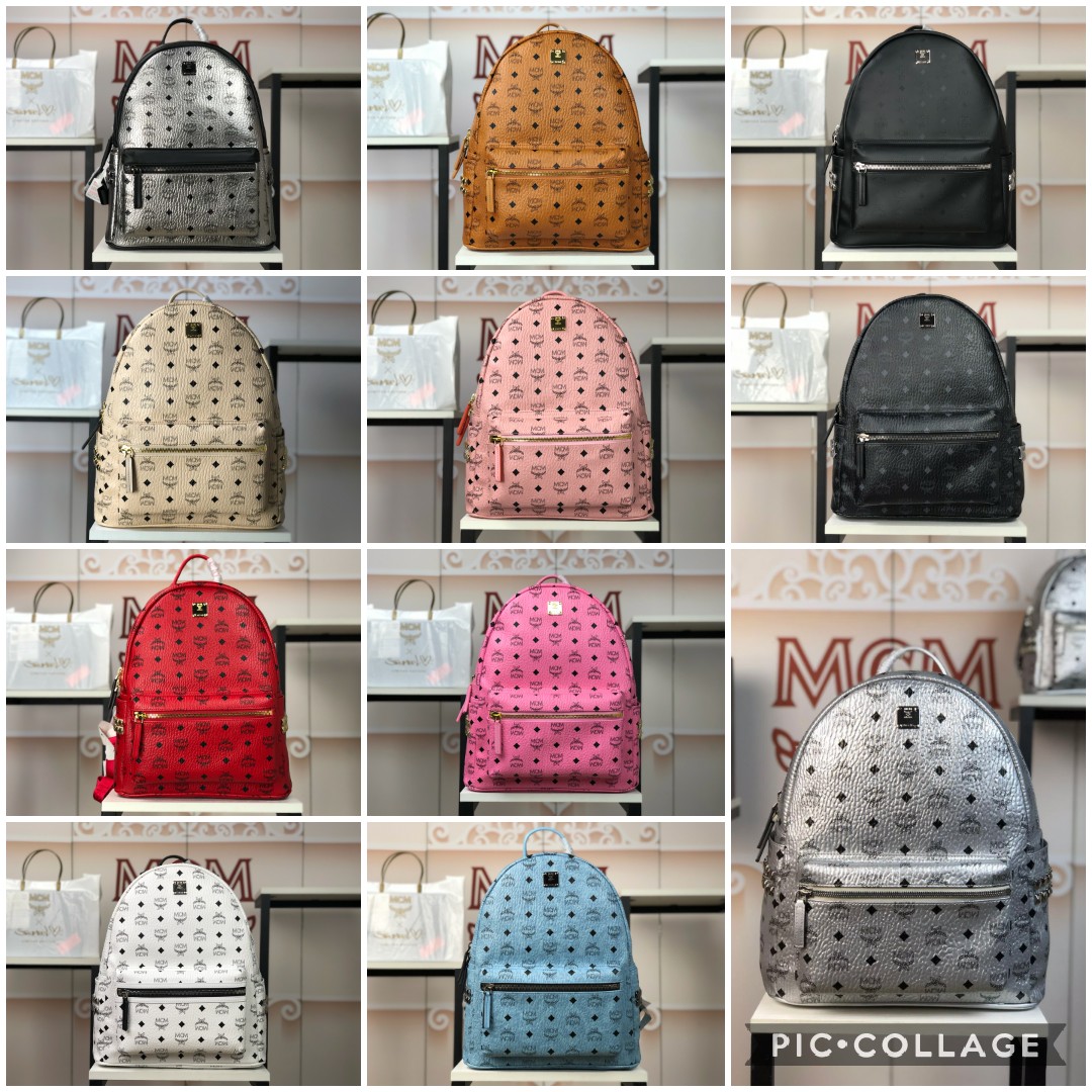 กระเป๋าเป้ mcm medium size 33x41 cm
