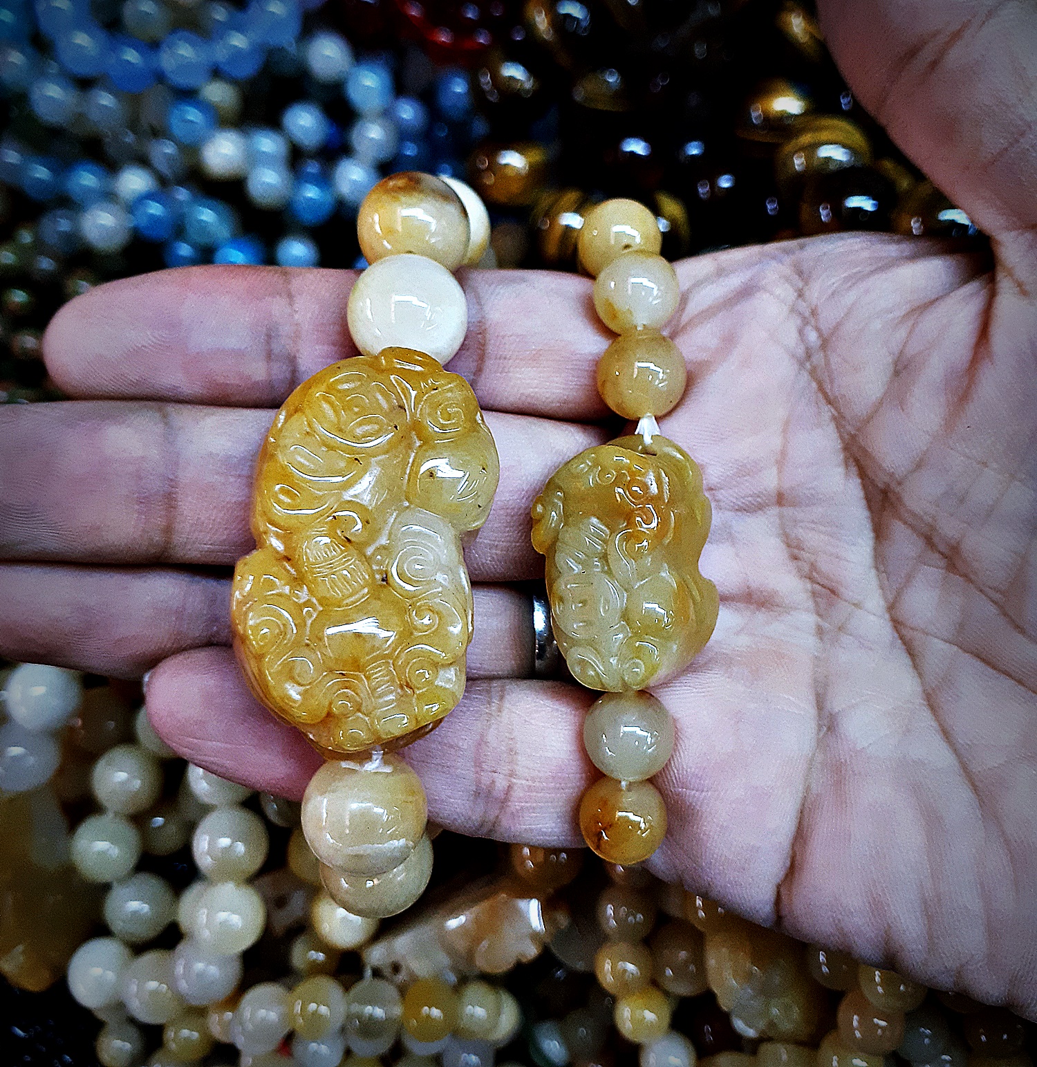 ข้อมือหิน แฟชั่น เครื่องประดับ คละแบบ (ขายปลีก ขายส่ง)