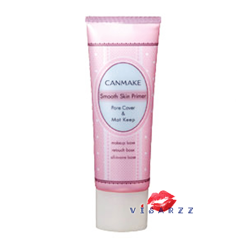Canmake Smooth Skin Primer SPF18 PA++ ไพรเมอร์เนื้อมูสปกปิดรูขุมขน ช่วยควบคุมความมัน ผิวเนียบเรียบกริบ เมคอัพติดทนนานตลอดวัน