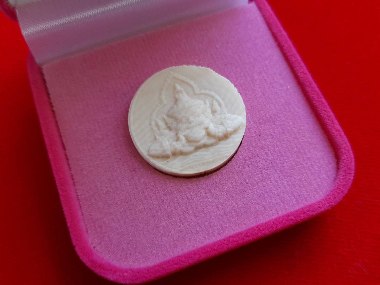 พระราหู เนื้องาแท้ หลังจารยันต์ #ปลุกเสกแล้ว #รับประกันแท้ ปี2564 (#หนุนดวง #กันคราส #หนุนดวงกันดวงตก #ให้ลาภ)