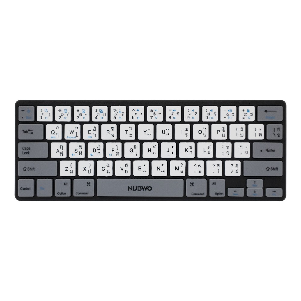 TH/EN Bluetooth Keyboard NUBWO (NKB-103) 60% Layout