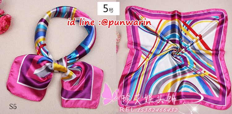 ผ้าพันคอ,ผ้าผูกคอ,โบว์ติดเสื้อ,Bow Tile A6301001-5 สีภาพ