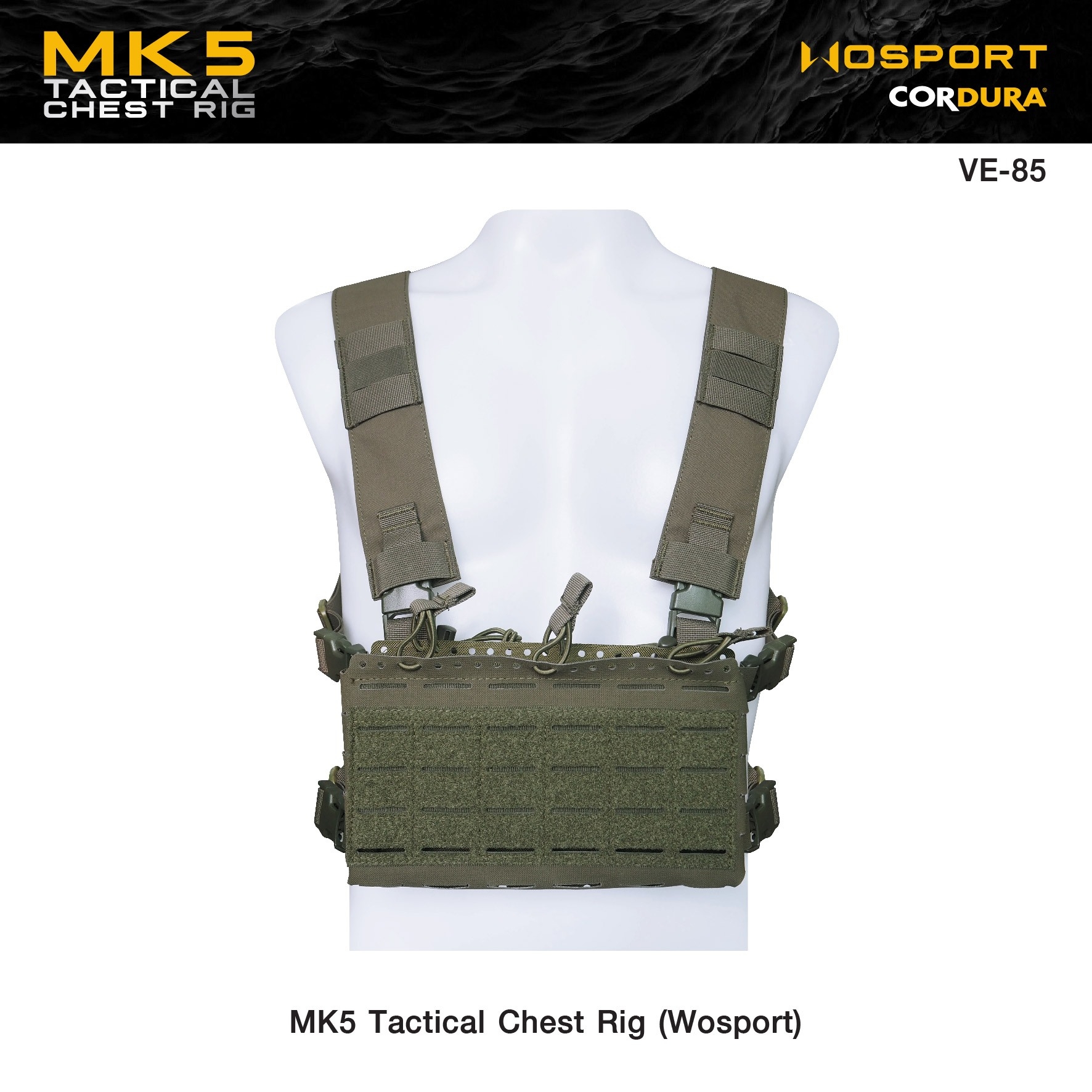 🇹🇭⫸ MK5 Tactical Chest Rig ( Wosport ) [ VE-85 ]