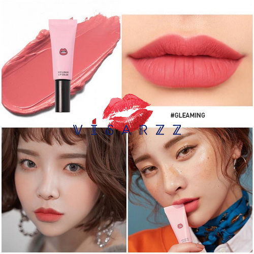 3CE Liquid Lip Color 8g # Gleaming ลิปสติกรุ่นใหม่ล่าสุดจาก 3CE ลิปสติกเนื้อแมตต์แบบหลอดบีบ เนื้อ Liquid