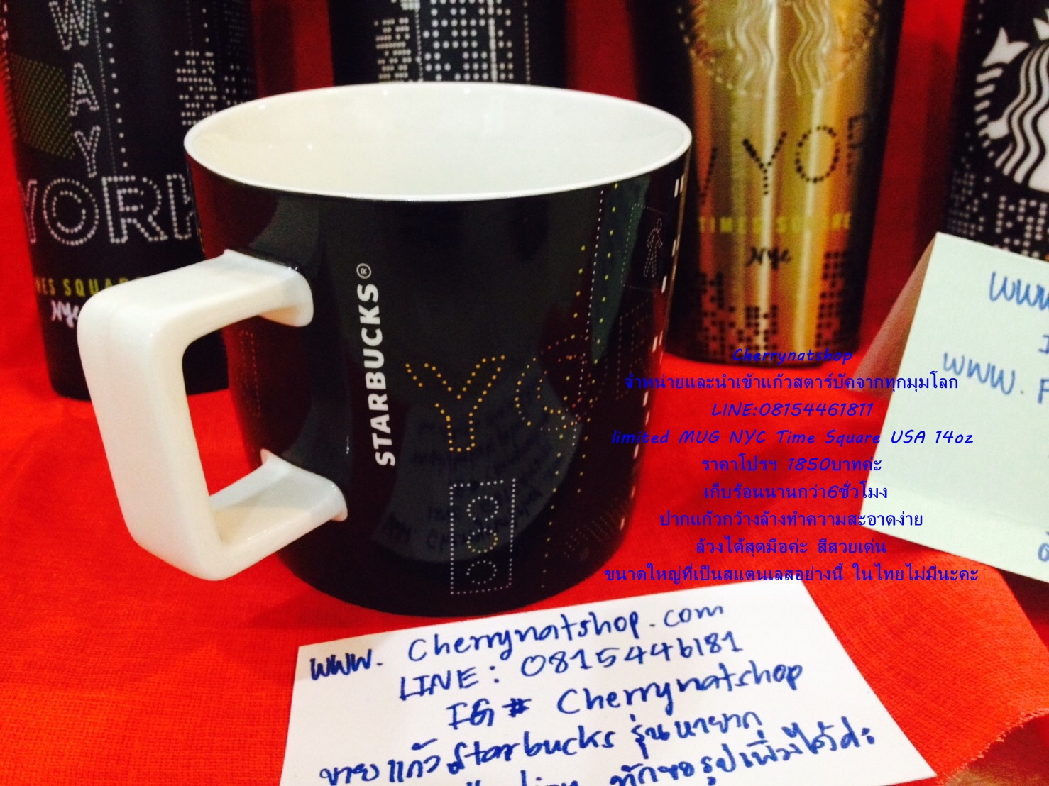 Starbucks Mug New York Limited Edition หายากมาก ไม่มีในไทย มีจำหน่าเฉพาะที่New York เท่านั้น ตอนนี้ราคาโปรฯด้วยค่ะ
