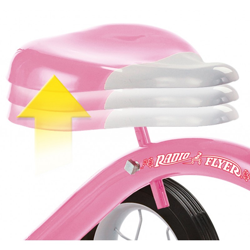 จักรยานสามล้อพร้อมด้ามผลักจูง Radio Flyer Classic Tricycle with Push Handle (Pink)