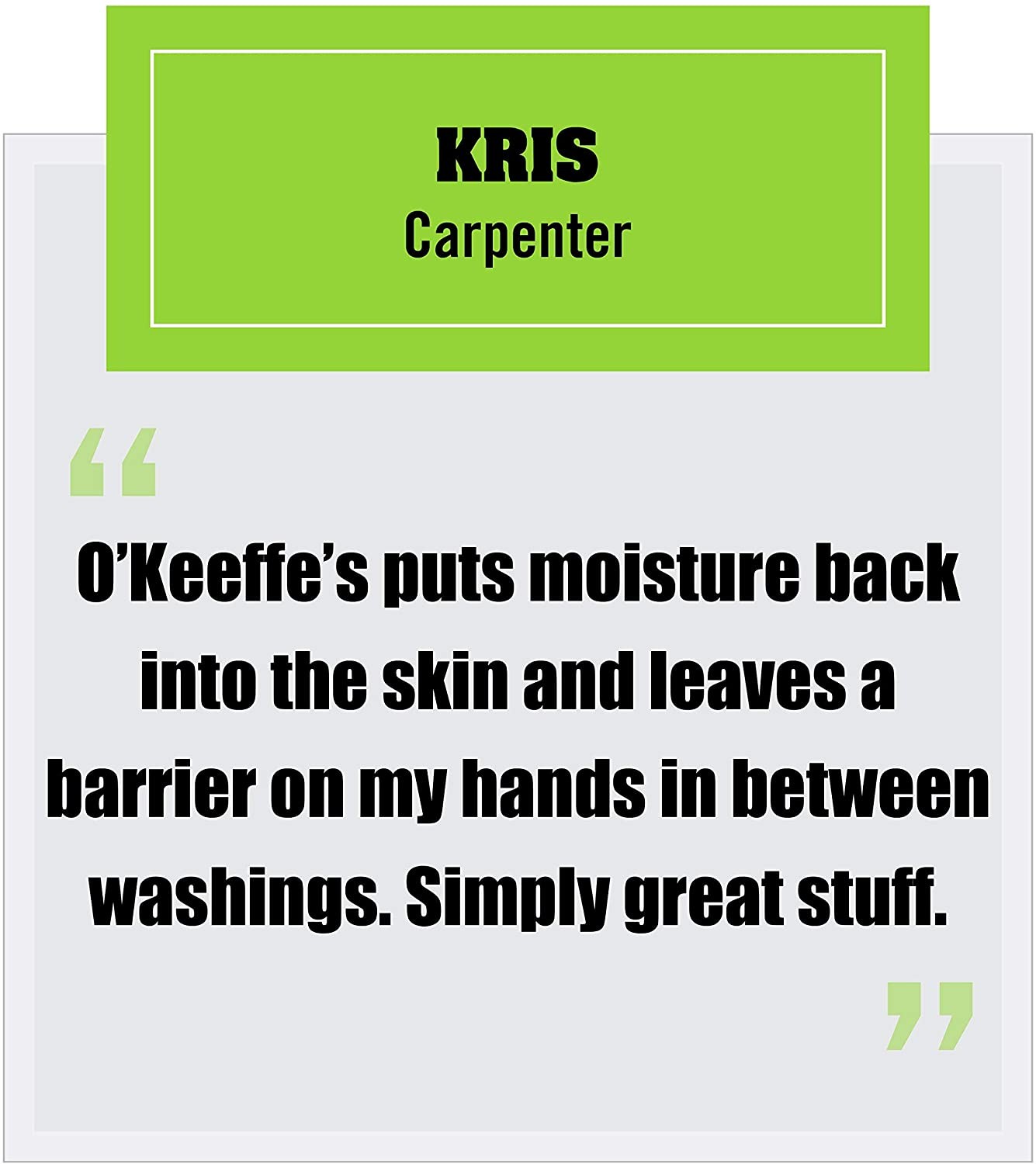 ครีมบำรุงผิวสำหรับมือ เล็บ และนิ้วชนิดเข้มข้น O'KEEFFE'S For WORKING HANDS Hand Cream