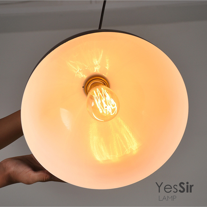 โคมไฟห้อยเพดาน เรโทรอินดัสเทรียลสีดำ