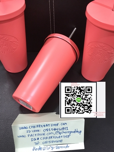 Starbucks USA Limited Cold cup Stainless Steel Matte Orange 16 oz รุ่นหลอดสแตนเลสหายากมีใบเดียวค่ะ แก้วcold cup starbucks ที่เป็นหลอดสแตนเลสหายากมากๆแล้วค่ะ เพราะพี่บัคส์สั่งเก็บหลอดสแตนเลสทั่วทุกสาขาทั่วโลกแล้วค่ะ ใบนี้ rare and limitedรีบสอยค่ะ