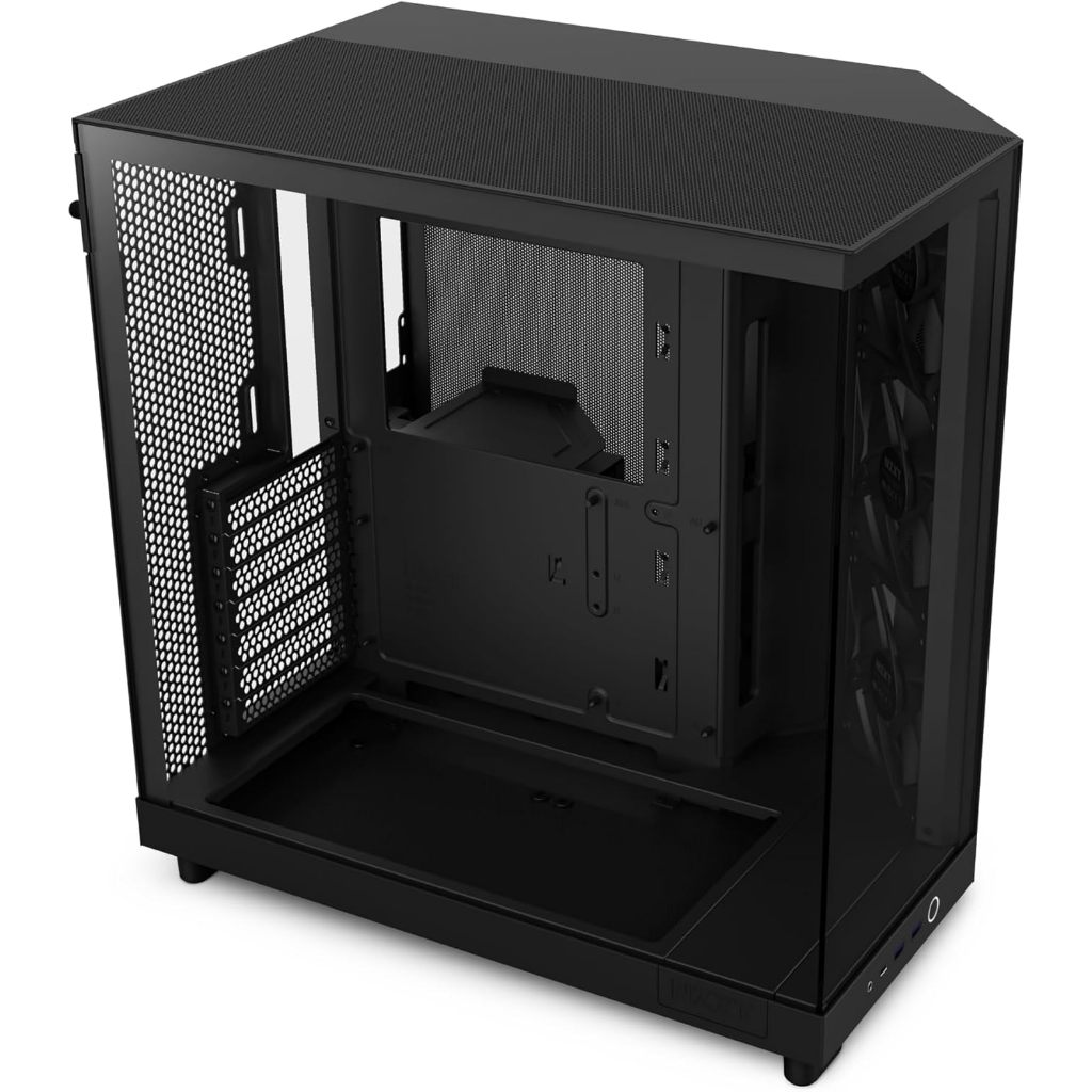 NZXT H6 FLOW BLACK / WHITE / RGB ATX PC CASE