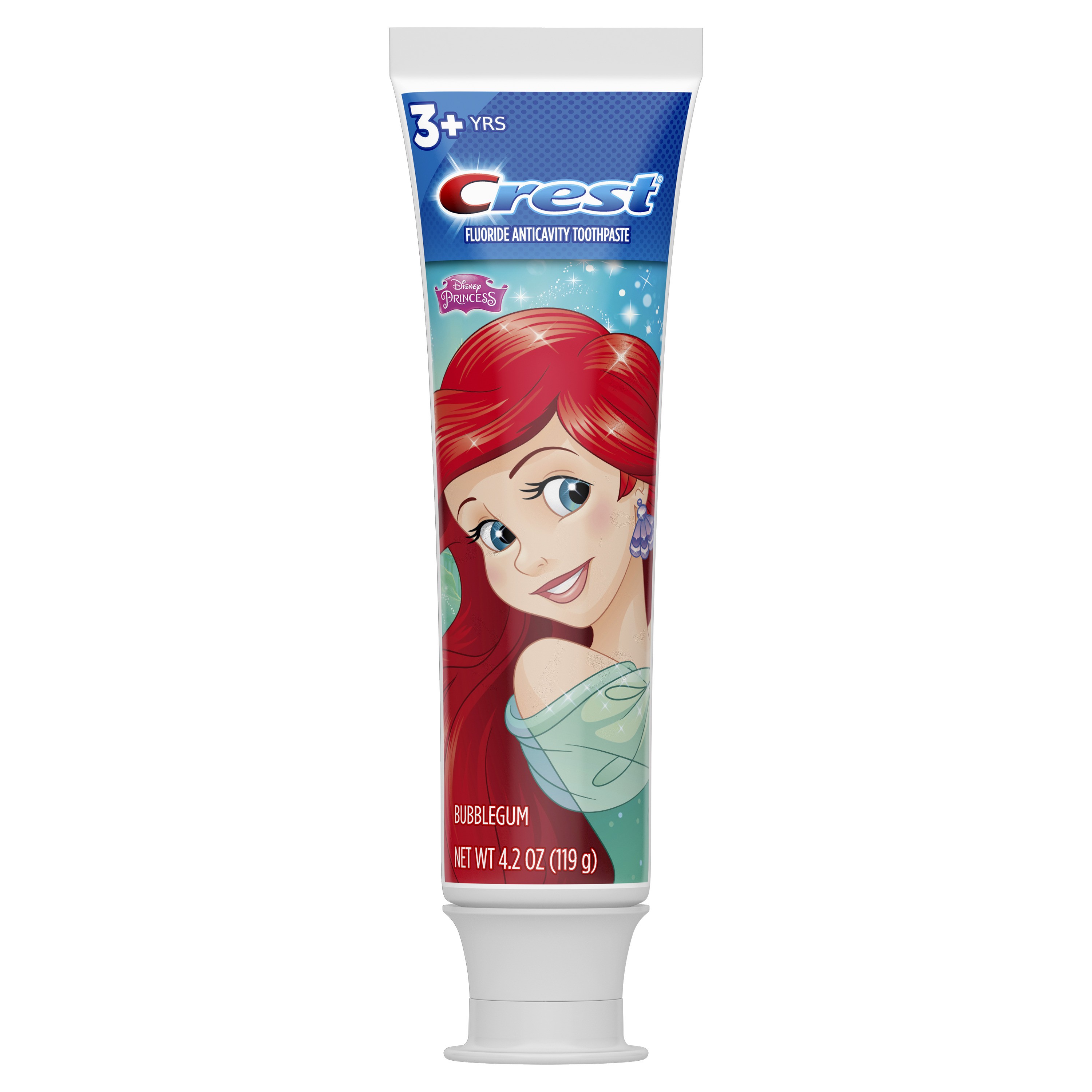 ยาสีฟันผสมฟลูออไรด์สำหรับเด็ก Crest Disney Princess Ariel Fluoride Anticavity Toothpaste