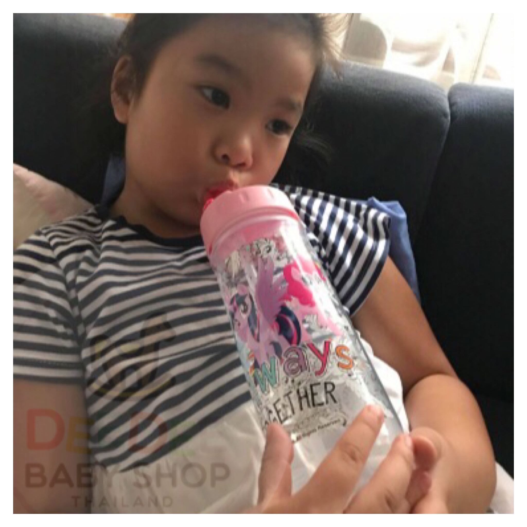 กระติกน้ำแบบหลอดดื่มสำหรับเด็ก Cool Gear Drink Bottle (My Little Pony - Transparent)
