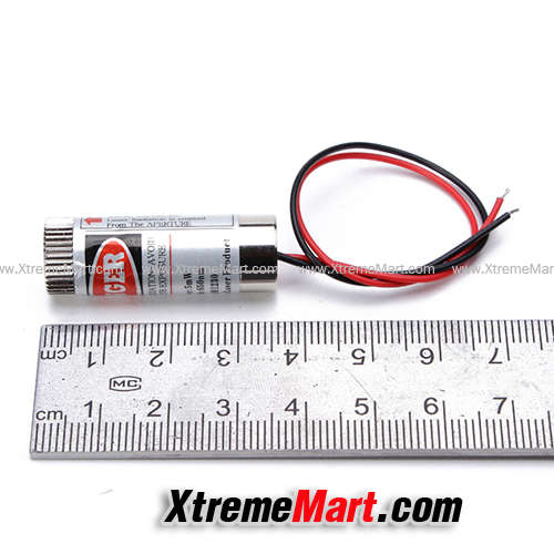 เลเซอร์ 650nm 5mW Focusable Red Line Laser Module Laser