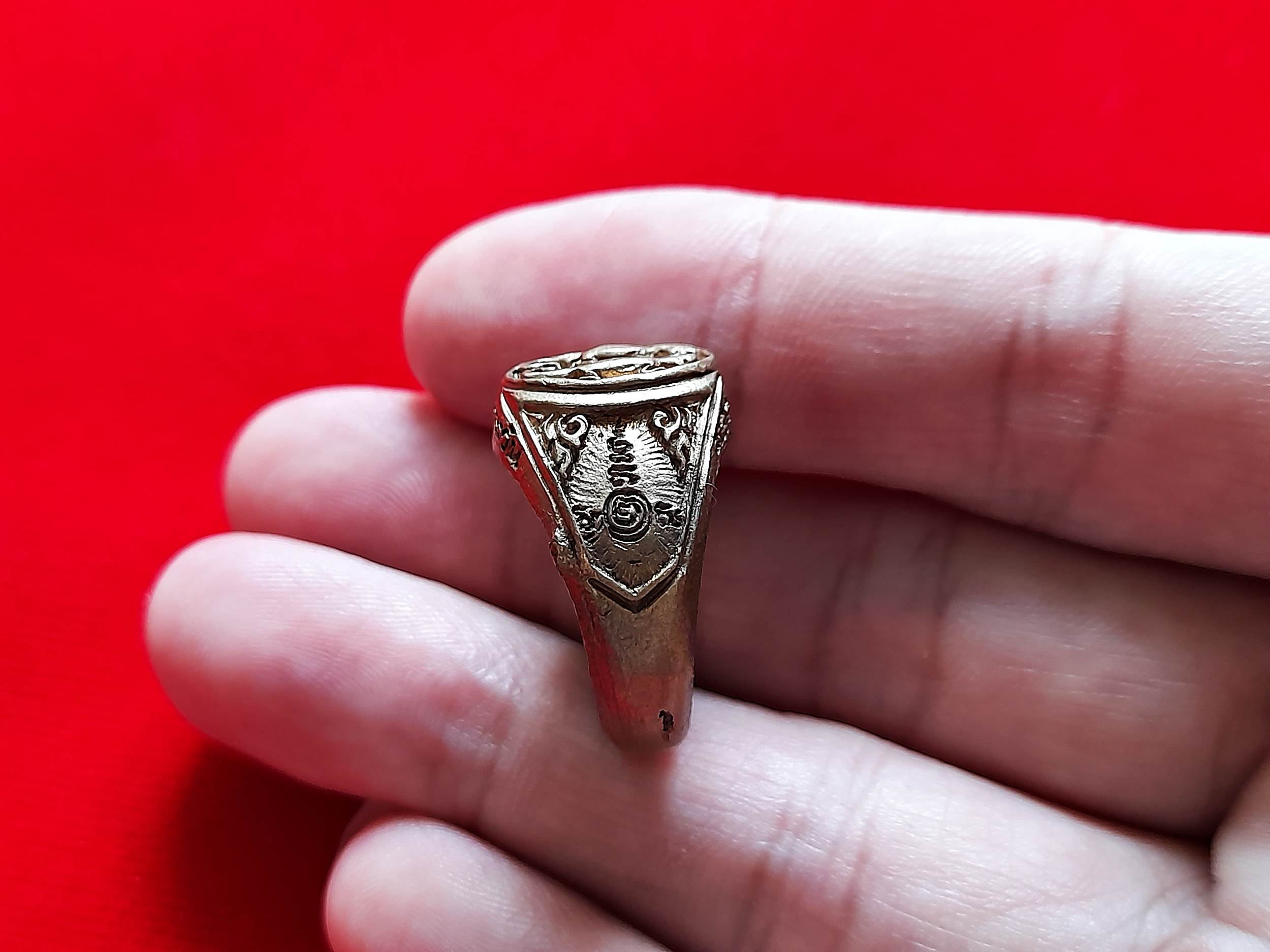 แหวน พญา จิ้งจกคู่ (ค้าขาย เรียกลูกค้า โชคลาภ เมตตา) รุ่นแรก เนื้อทองเหลือง ปี2556 #รับประกันแท้ - หลวงพ่อพิมพ์ (ศิษย์ หลวงพ่อหน่าย วัดบ้านแจ้ง)