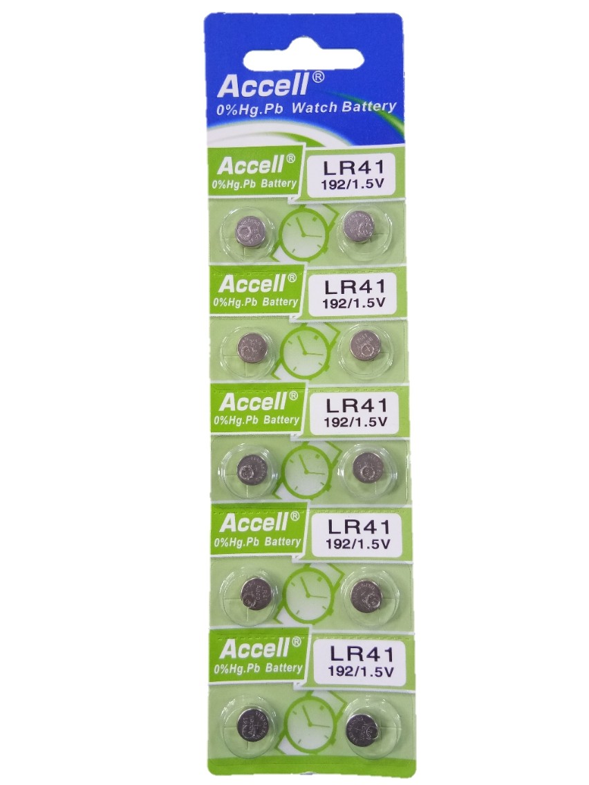 ถ่านเม็ดกระดุมเบอร์AG3,LR41