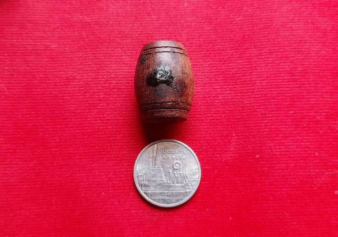 ตะโพน(มหาลาภเมตตาเสหน่ห์ ชื่อเสียงโด่งดัง) ไม้แก่นมะขามร้อยปี ปี2561 - หลวงปู่เล็ก วัดทำนบ