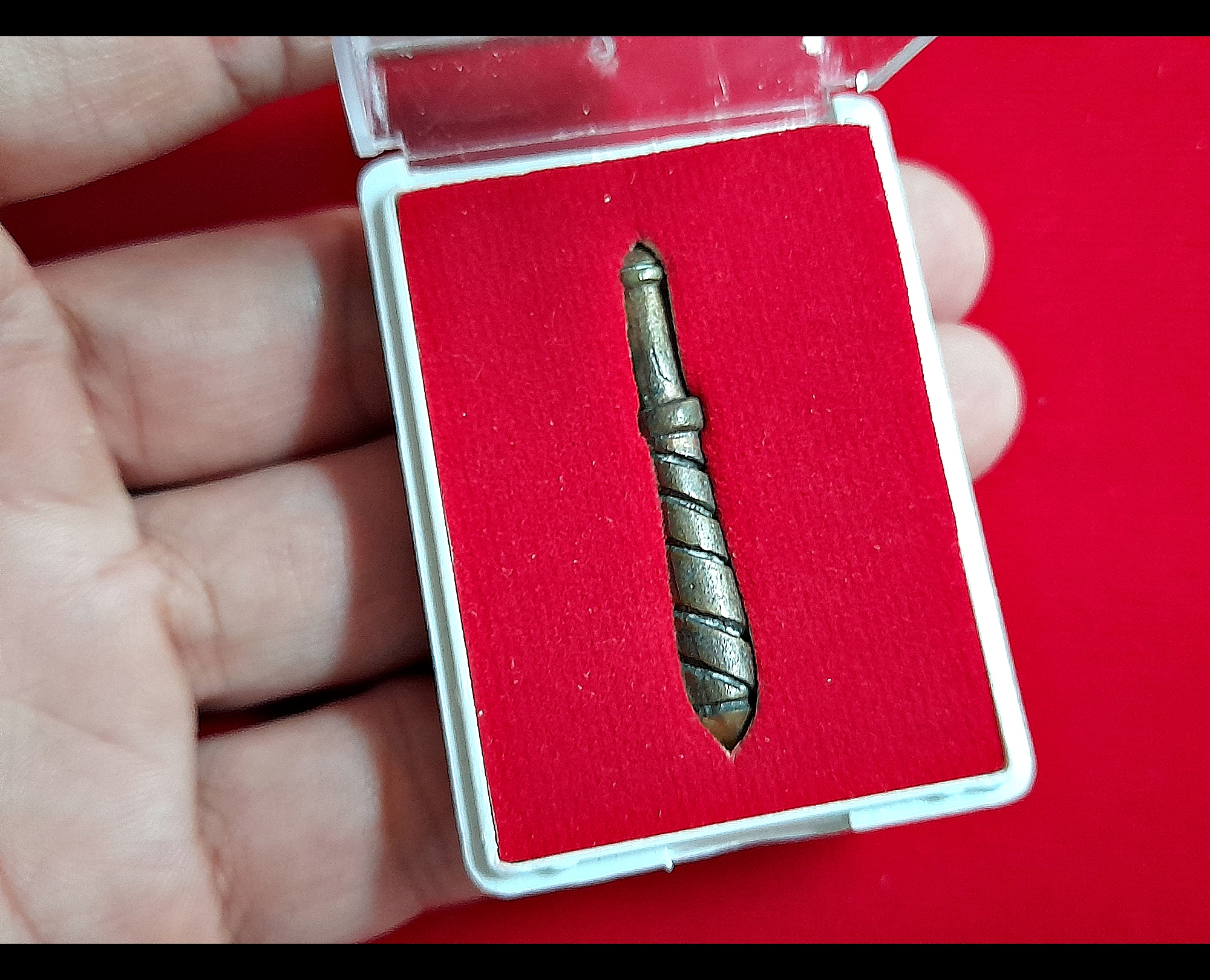 กระบอง อาวุธของ ท้าวเวสสุวรรณ (ขนาดพกพา) ปี2560 (ตอกโค็ด เก่ง) #รับประกันแท้ - หลวงพี่เก่ง วัดท่าเสา