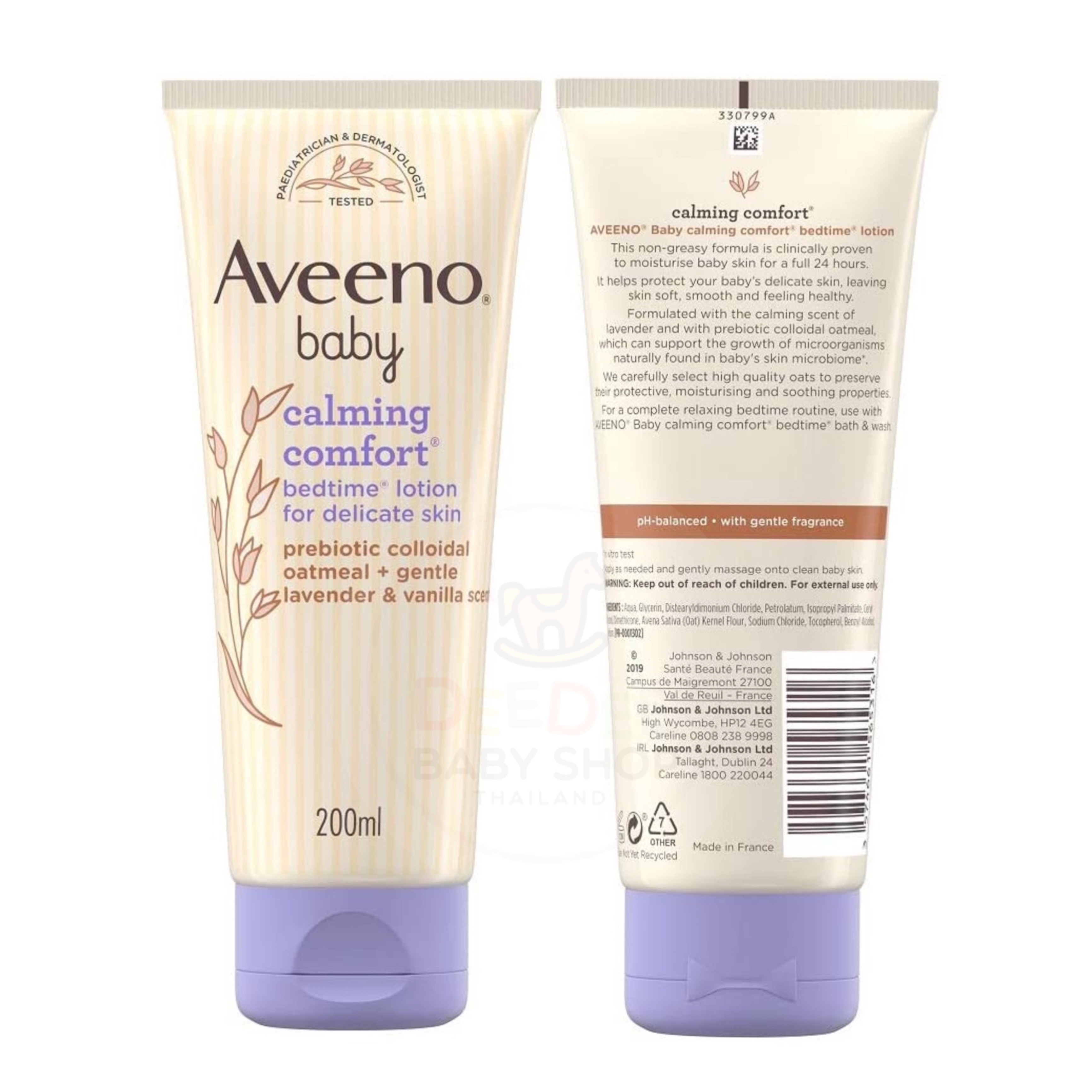 โลชั่นบำรุงผิวจากธรรมชาติสำหรับเด็ก Aveeno Baby Calming Comfort Bedtime Lotion (200ml)