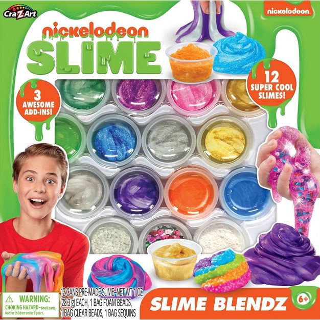 ชุดของเล่นสไลม์ปลอดสารพิษพร้อมส่วนผสมแสนสนุก Cra-Z-Art Nickelodeon SLIME BLENDZ