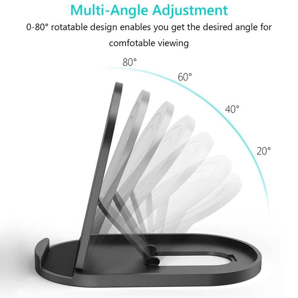 ที่วางมือถือ H6 ที่ตั้งโทรศัพท์ สมาร์ทโฟน ขนาดเล็กพับได้ ปรับได้ 12 ระดับ