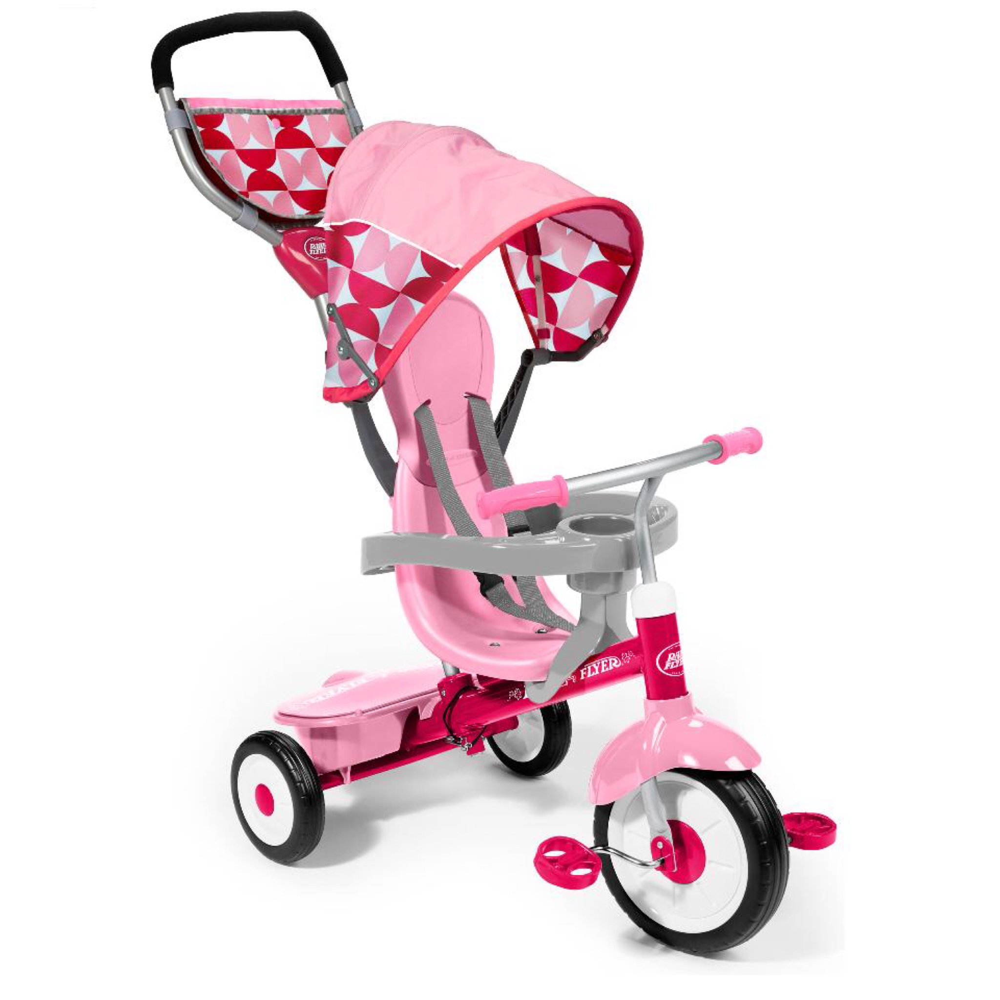 จักรยานสามล้อเอนกประสงค์ Radio Flyer 4-in-1 Stroll 'n Trike (Pink Floral - Limited Edition)
