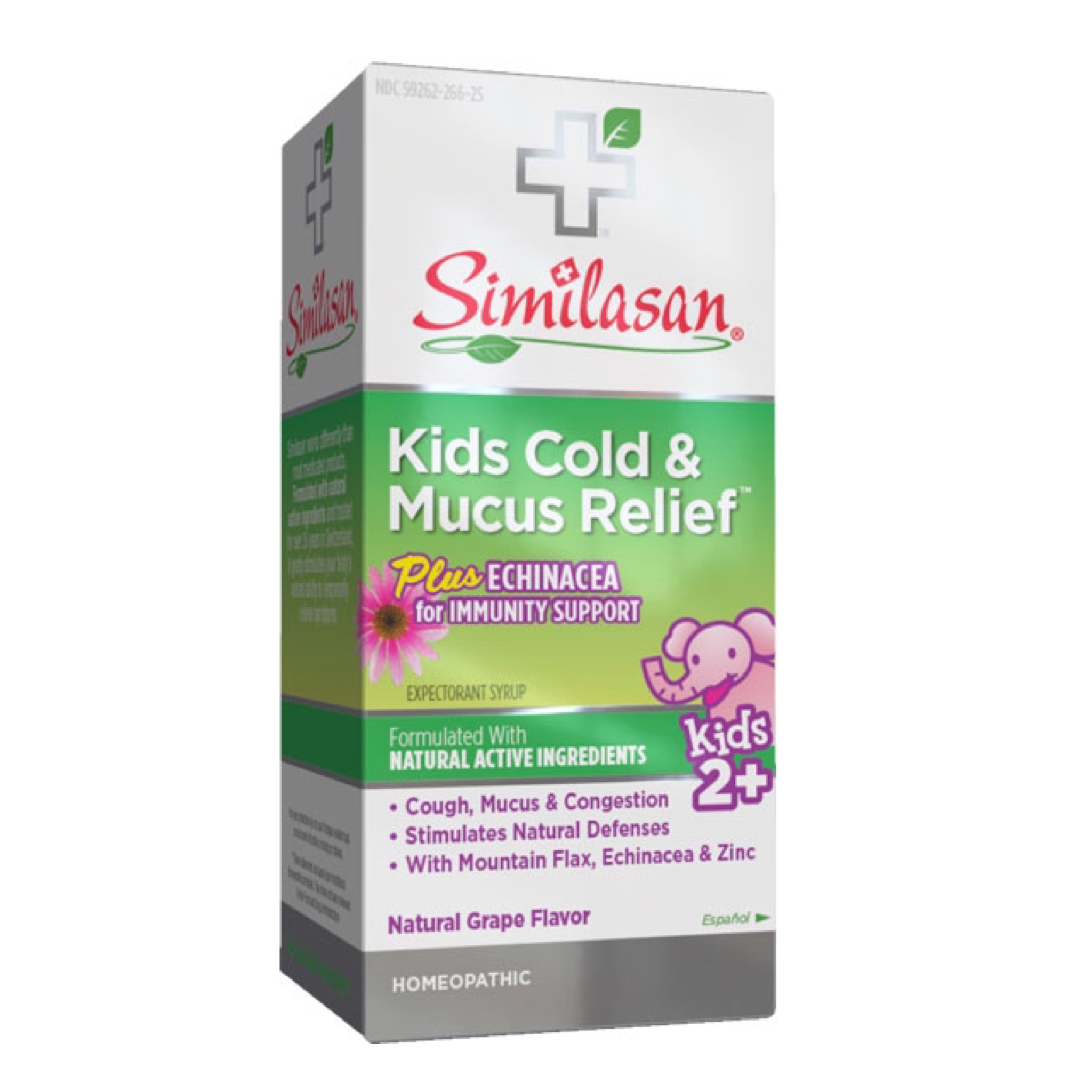 วิตามินบรรเทาอาการหวัดและลดน้ำมูกสำหรับเด็ก Similasan Kids Cold & Mucus Relief Plus Echinacea