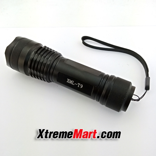 ชุดเซตไฟฉายซูม Ultrafire SL-12 หรือ JX-527 Cree XML-T9 1500LM แสงขาว 5 โหมด LED Zoom Flashlight