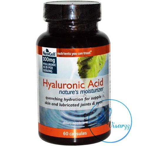 Neocell Hyaluronic Acid 100mg 60 Capsules ช่วยรักษาความชุ่มชื้นให้แก่ผิว ปกป้องผิวพรรณไม่ให้แห้งกร้าน