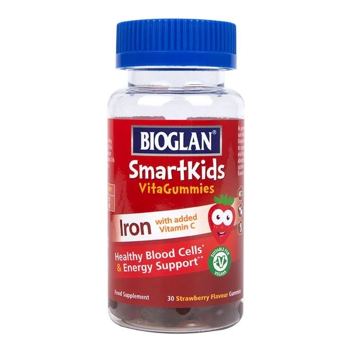 ธาตุเหล็กสำหรับเด็กชนิดกัมมี่ BIOGLAN SmartKids VitaGummies Iron with added Vitamin C