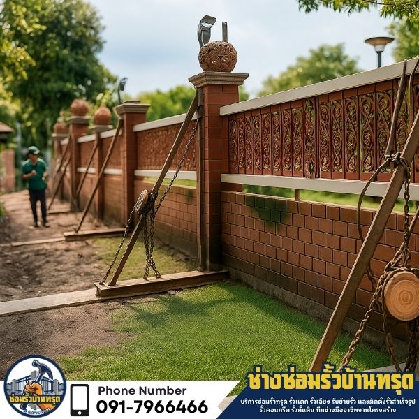 บริการย้ายรั้วบ้าน/รั้วโรงงาน