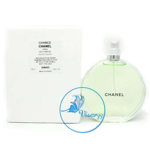(ตัวเต็ม กล่องขาว ลด 30%) Chanel Chance Eau Fraiche EDT 100 mL น้ำหอมที่มีกลิ่นแนว Floral - Fruity หวานปนสดชื่น น่ารักแบบลูกคุณหนู ความหวานพอดีพองาม