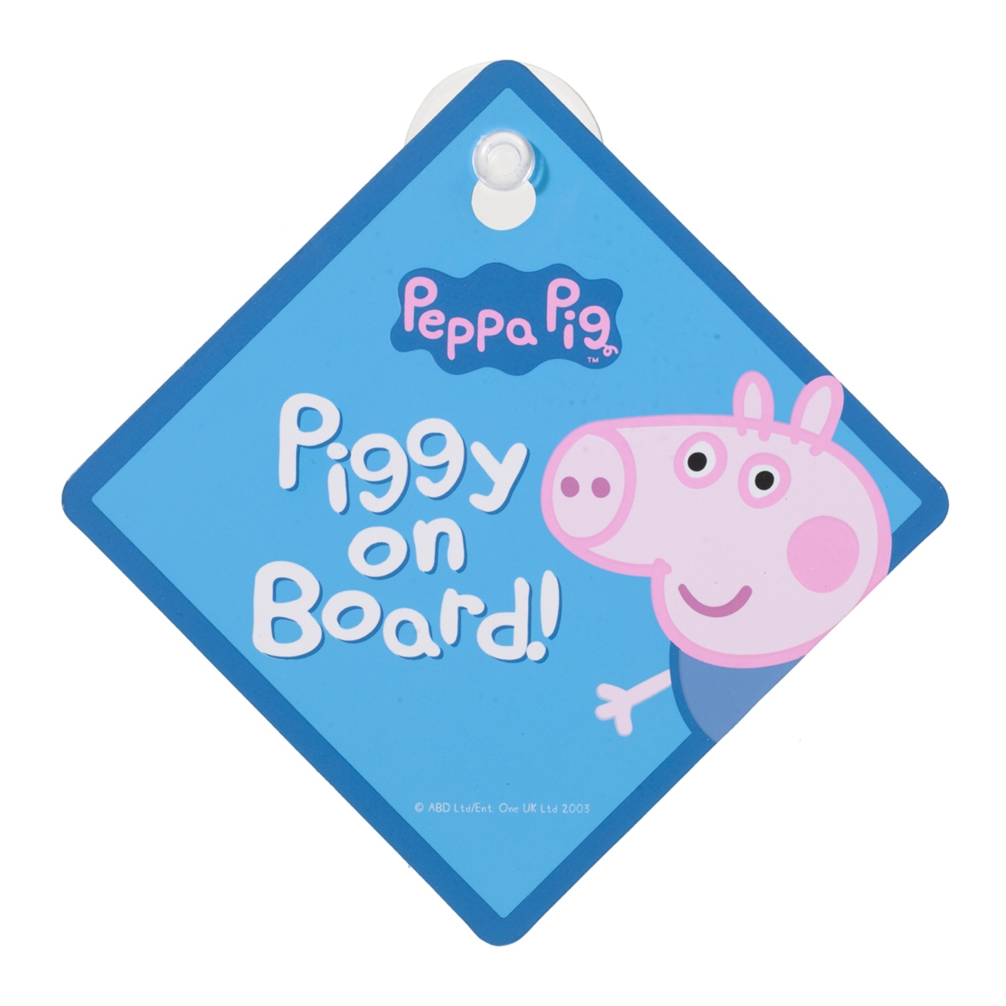 ป้ายสัญลักษณ์ติดรถยนต์ Peppa Pig & George Baby on Board Sign (George)