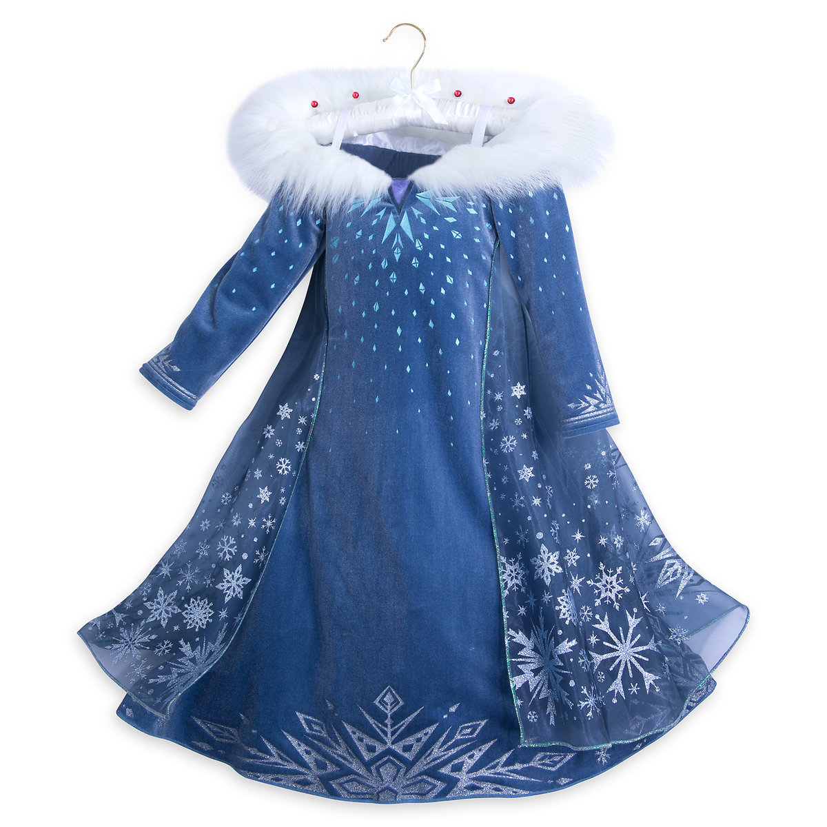 ชุดคอสตูมรุ่นดีลักซ์สำหรับเด็ก Disney Deluxe Costume for Kids (Olaf's Adventure Frozen Elsa)