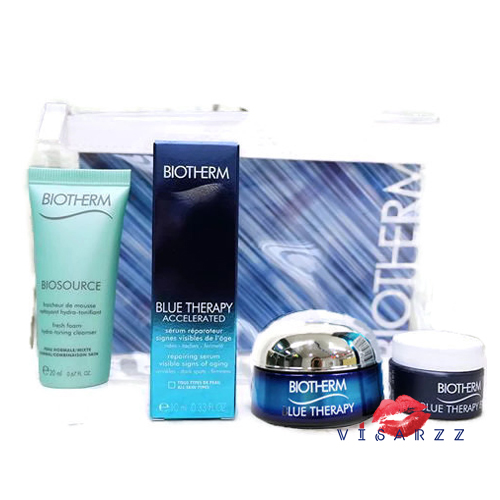 Biotherm Blue Therapy Set 4 Items เซทพิเศษต่อต้านความร่วงโรยที่สะสมมาให้จางลง พร้อมช่วยให้ผิวเต่งตึง เปล่งปลั่ง ดูอ่อนเยาว์