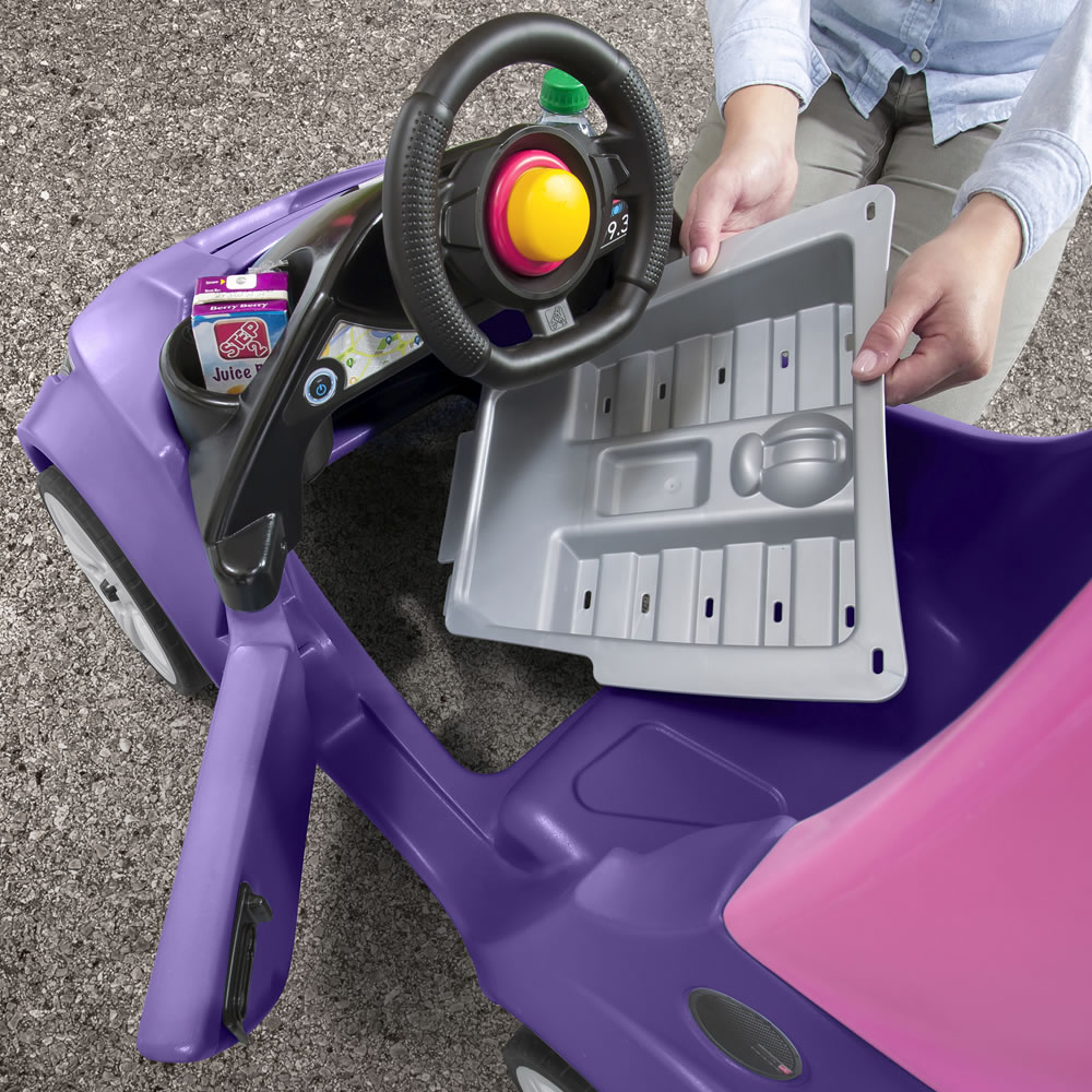 รถขาไถพร้อมหลังคามือจับ Step2 Turbo Coupe Foot-to-Floor (Pink)