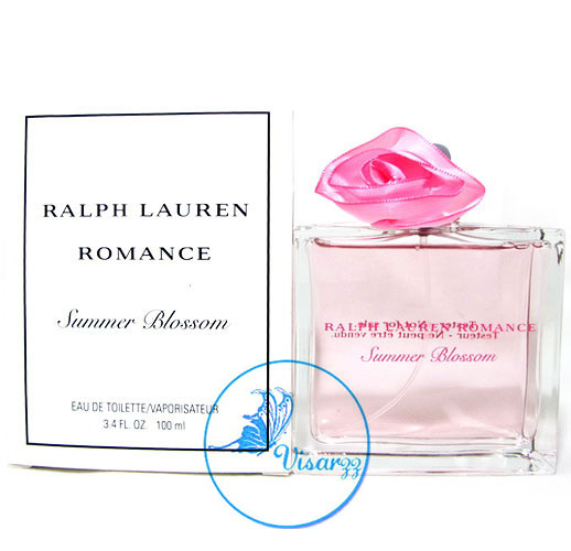 (ลดพิเศษ 38%) Ralph Lauren Romance Summer Blossom EDT 100 mL กลิ่นหอมสดชื่นแต่แฝงไว้ด้วยความหอมละมุน สื่อให้เห็นถึงการมอบความรักให้แก่กันและกัน