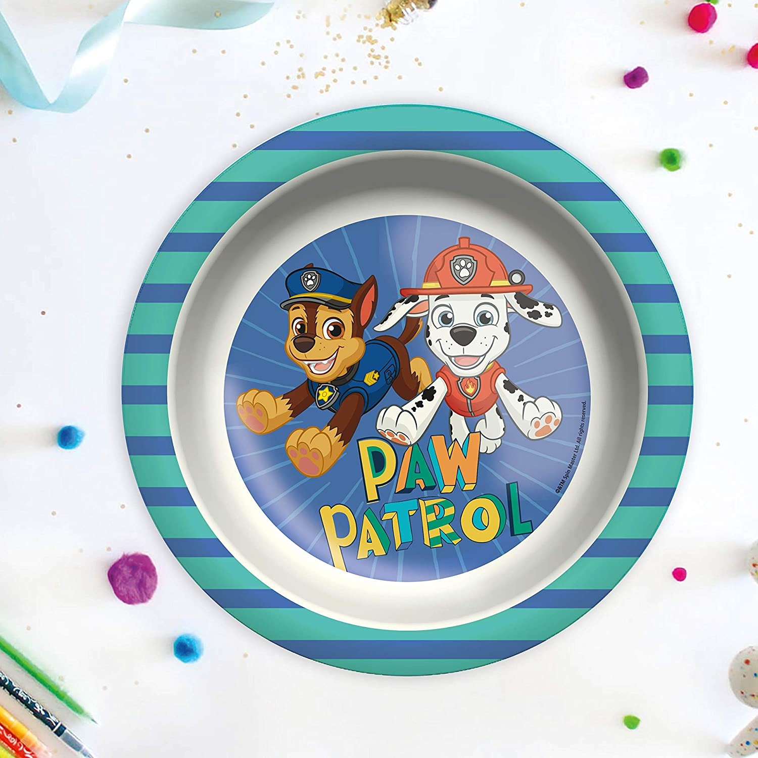 ชุดอุปกรณ์รับประทานอาหาร Zak! Paw Patrol 2-Piece Dinnerware Set
