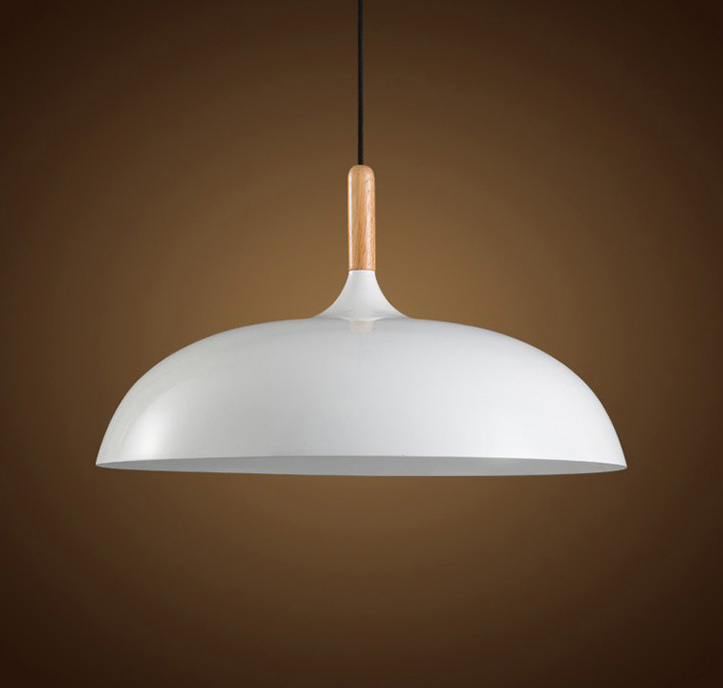 โคมไฟห้อยเพดานนอร์ดิกหัวไม้ 45cm