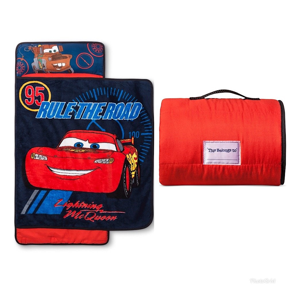 ชุดที่นอนพกพาสำหรับเด็ก Disney Cars All-in-One Nap Mat with Easy-Carry Strap