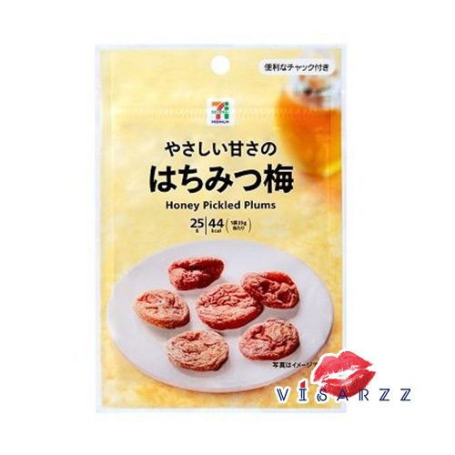 (Exp.09/25) Honey Pickled Plum 18g บ๊วย 7-11 Japan บ๊วยเซเว่นญี่ปุ่น บ๊วยหวานแบบแห้ง บ๊วยน้ำผึ้ง หวานชุ่มคอ รสชาดลงตัว แก้ง่วง และชุ่มคอดีมากค่ะ